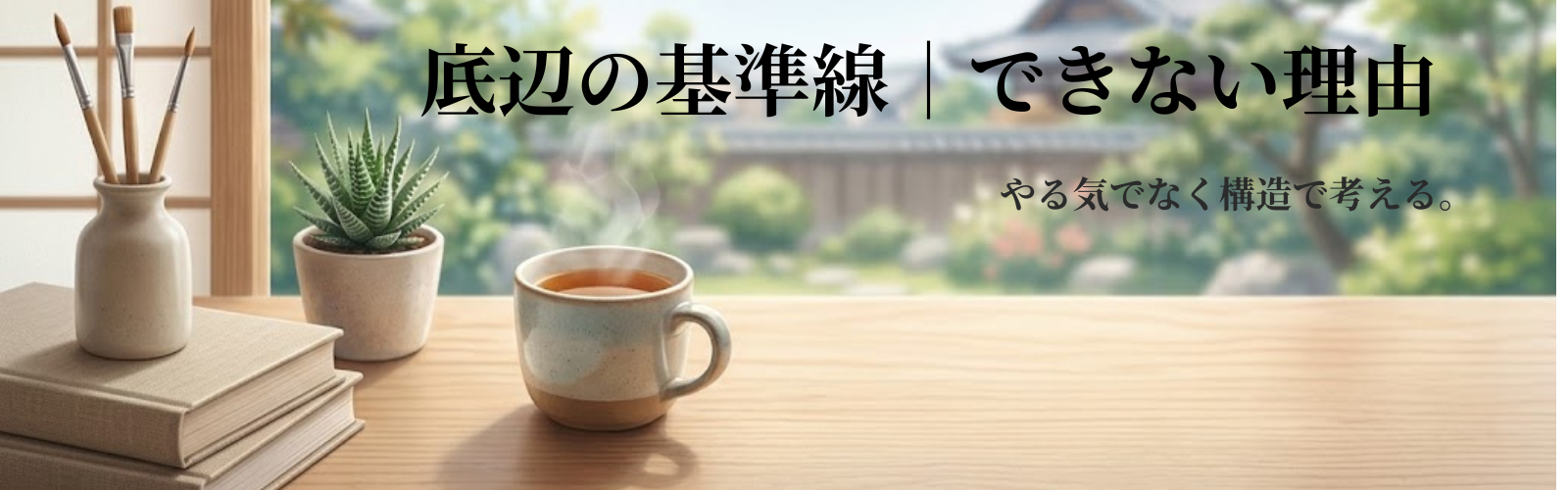 底辺の基準線｜できない理由